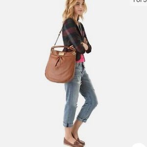 VINTAGE Marc by Marc Jacobs Classic Q Hillier Hobo Bag in Chestnut Leather.